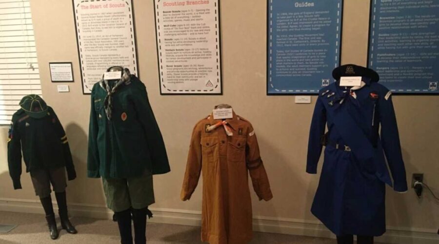 museum1 Scouts/Guides On Display At Dryden Museum