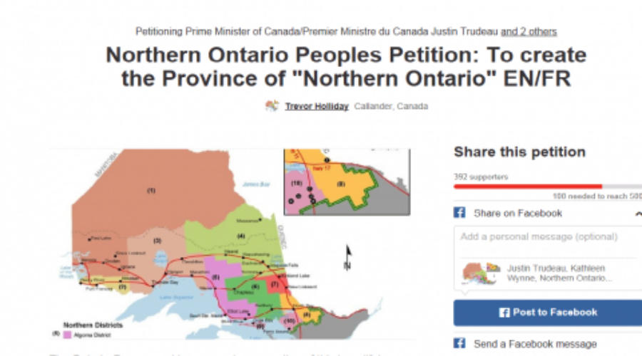 Another Call For Northern Ontario Separation