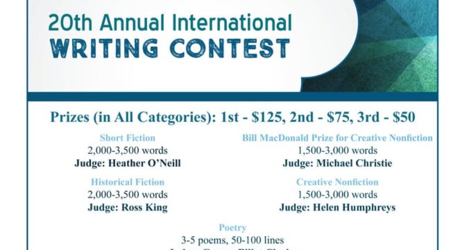 Writing Competition Underway In Northwestern Ontario