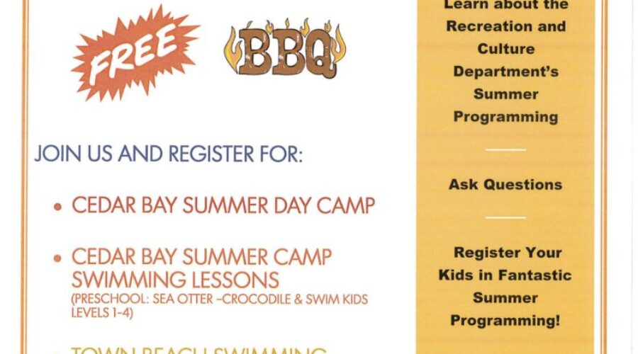 Summer Registration And BBQ In Sioux Lookout
