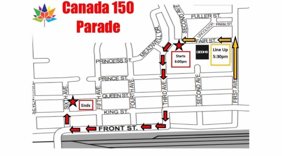 Canada 150 Parade In Sioux Lookout Today