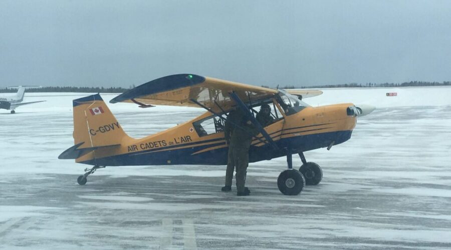 plane-1 Air Cadet Flights At The Dryden Airport