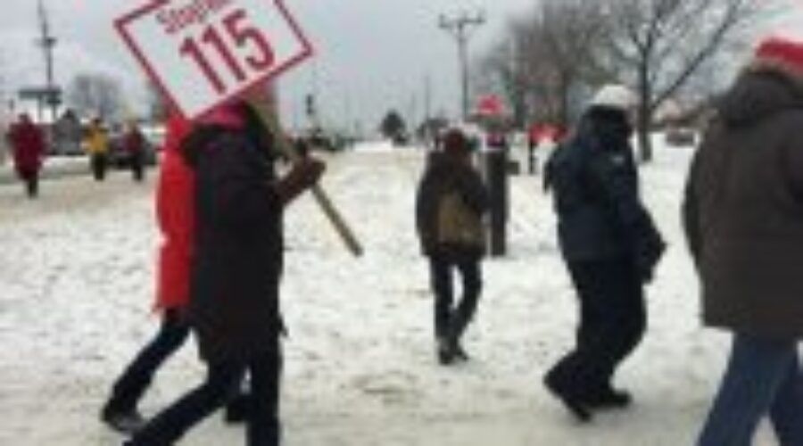 protest3 One Day Strike For Local Teachers