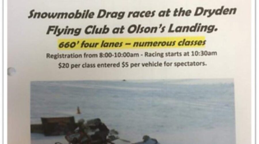 Snowmobile Drag Racing Coming To Dryden