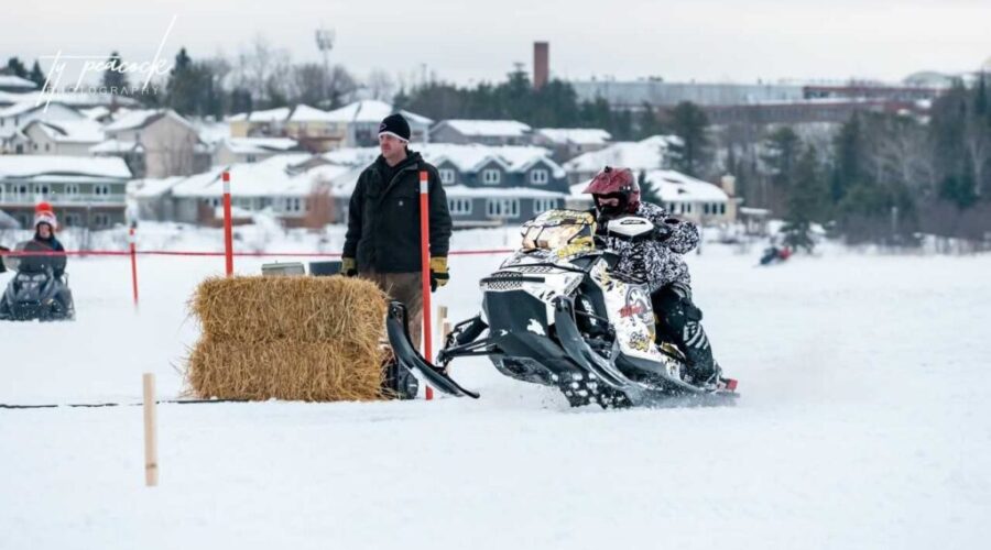racing1 Dryden Snowmobile Drag Races A Hit
