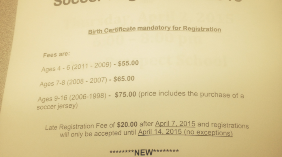Summer Sports Registration Information