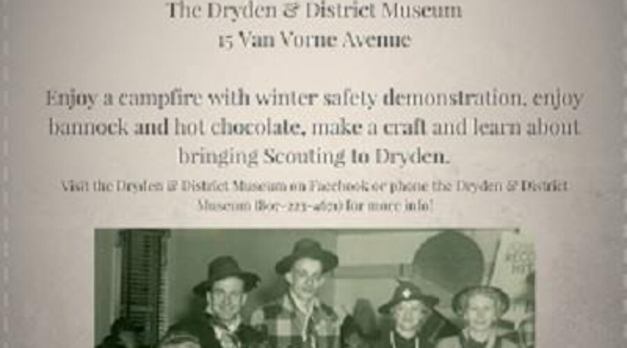 Dryden and District Museum To Host Scouts Live On Location