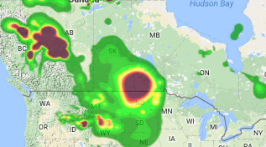 smoke Smoke From BC Fires In And Out Of Northwestern Ontario