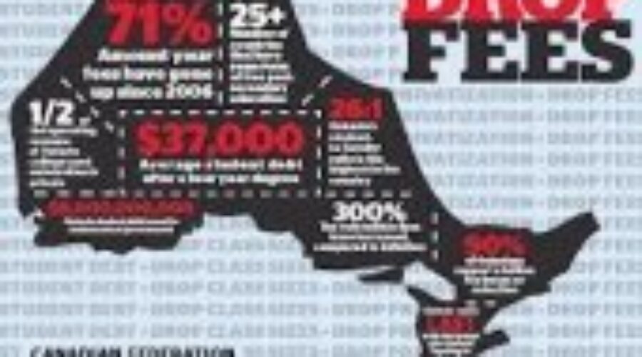 studentsmap Ontario Students Demanding Drop In Tuition Fees