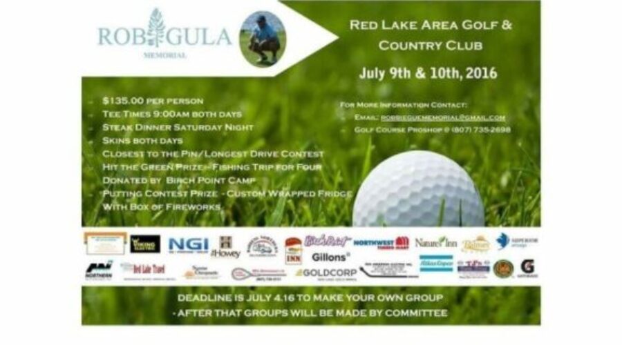 Sign Up Now For Rob Gula Memorial Golf Tournament