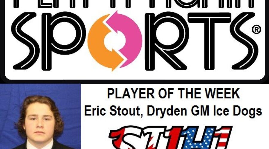 Ice Dogs Forward Eric Stout Named ‘Play It Again Sports’ Player Of the Week