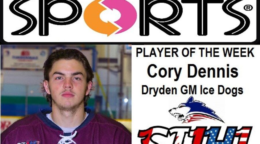 Cory Dennis Named SIJHL Play It Again Sports Player Of The Week