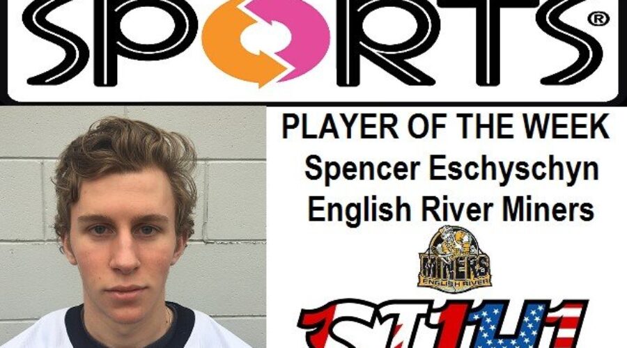 Spencer Eschyschyn Named SIJHL Play It Again Sports Player Of The Week