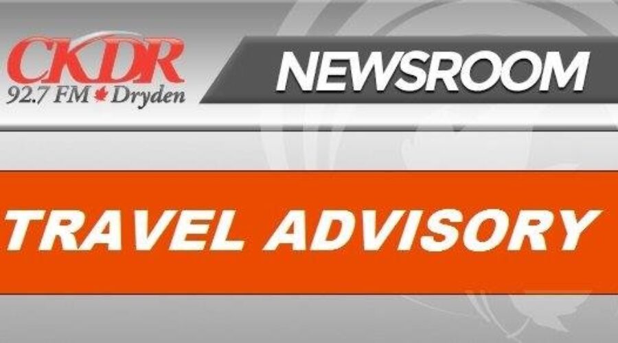 Dryden And Kenora Road Closures