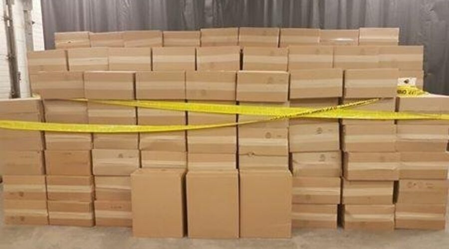 Huge Seizure Of Illegal Cigarettes