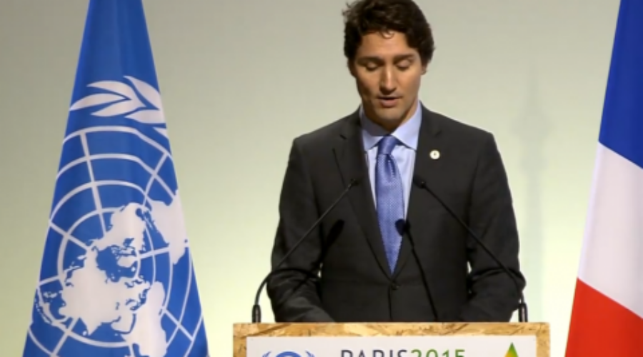 Prime Minister Promising Action On Climate Change