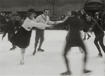 New York City Spinning GIF by US National Archives Skates, Songs & Snacks