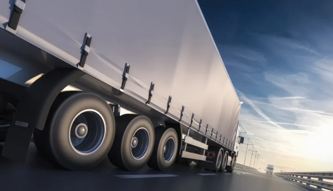 3D rendering of generic transportation concept at dawn