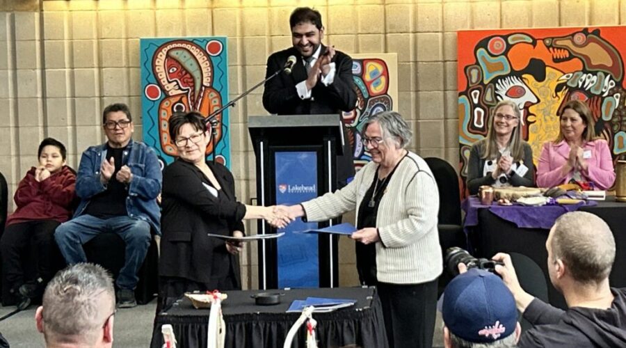 Lakehead signs MOU to train staff for upcoming Grassy Narrows care home