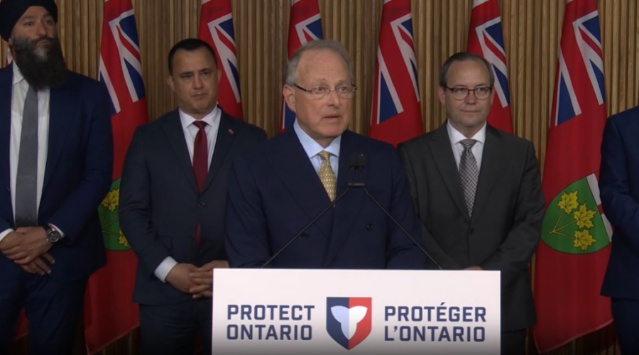Ford government introduces anti-crime legislation