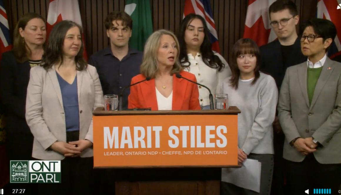 Marit Stiles May 11 2026