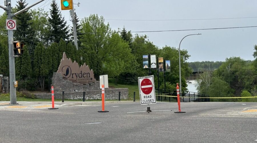 Dryden OPP close road as part of investigation